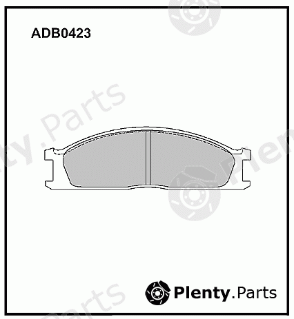  ALLIED NIPPON part ADB0423 Brake Pad Set, disc brake