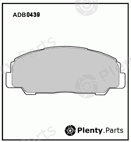  ALLIED NIPPON part ADB0439 Brake Pad Set, disc brake
