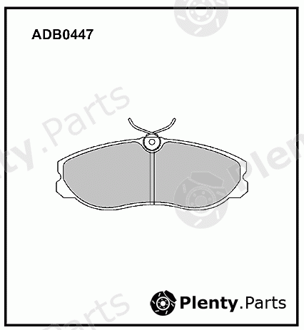  ALLIED NIPPON part ADB0447 Brake Pad Set, disc brake