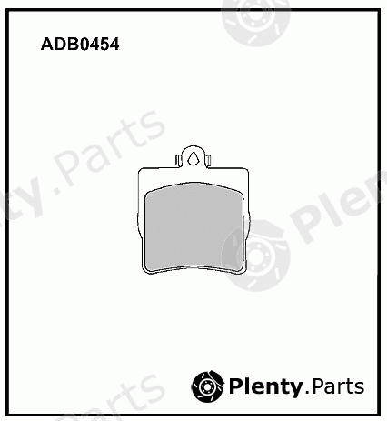  ALLIED NIPPON part ADB0454 Brake Pad Set, disc brake