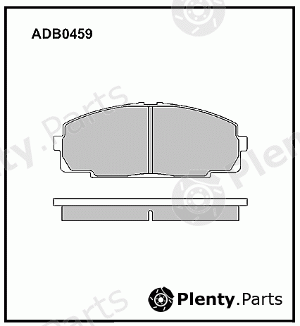  ALLIED NIPPON part ADB0459 Brake Pad Set, disc brake