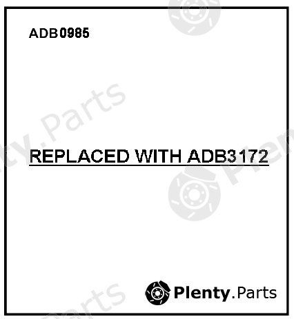  ALLIED NIPPON part ADB0985 Replacement part