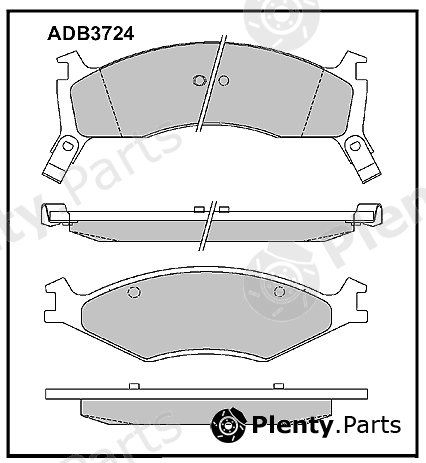  ALLIED NIPPON part ADB3724 Brake Pads Kia Sportage / Kia AGE K00