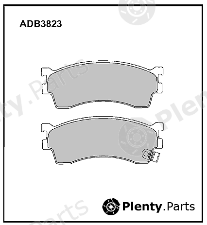  ALLIED NIPPON part ADB3823 Brake Pad Set, disc brake