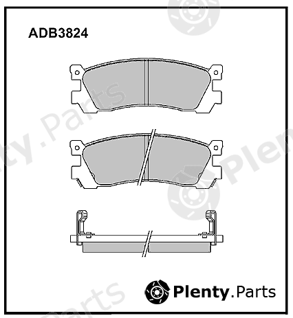  ALLIED NIPPON part ADB3824 Brake Pads Mazda / Eunos