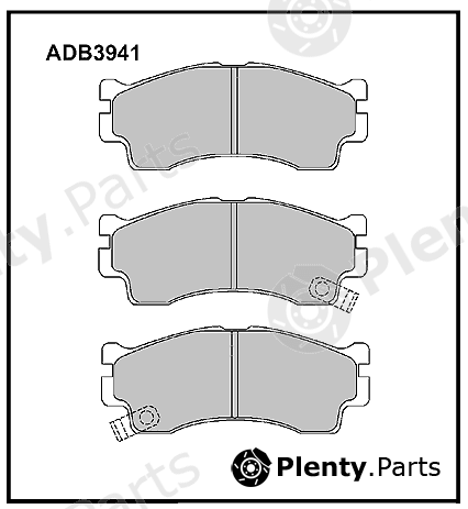  ALLIED NIPPON part ADB3941 Brake Pad Set, disc brake