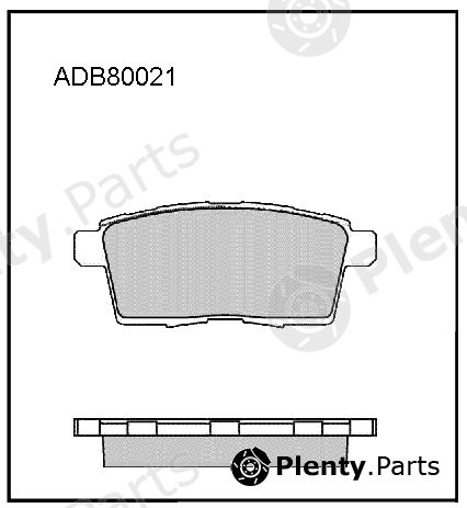 ALLIED NIPPON part ADB80021 Rear brake pads Mazda CX-7 / CX-9
