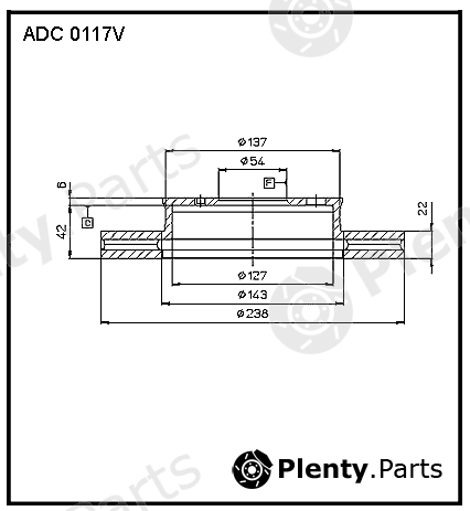  ALLIED NIPPON part ADC0117V Replacement part