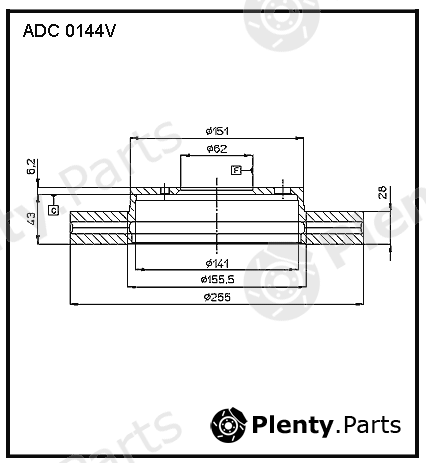  ALLIED NIPPON part ADC0144V Replacement part