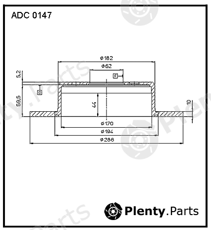  ALLIED NIPPON part ADC0147 Replacement part