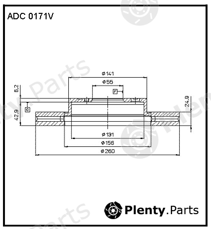  ALLIED NIPPON part ADC0171V Replacement part