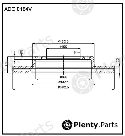  ALLIED NIPPON part ADC0184V Replacement part