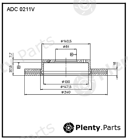  ALLIED NIPPON part ADC0211V Replacement part
