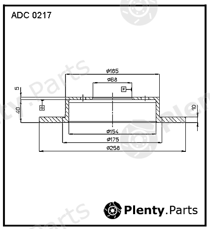  ALLIED NIPPON part ADC0217 Replacement part
