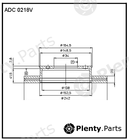  ALLIED NIPPON part ADC0218V Replacement part