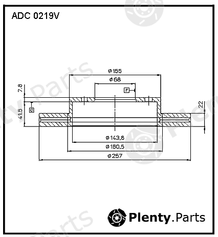  ALLIED NIPPON part ADC0219V Replacement part