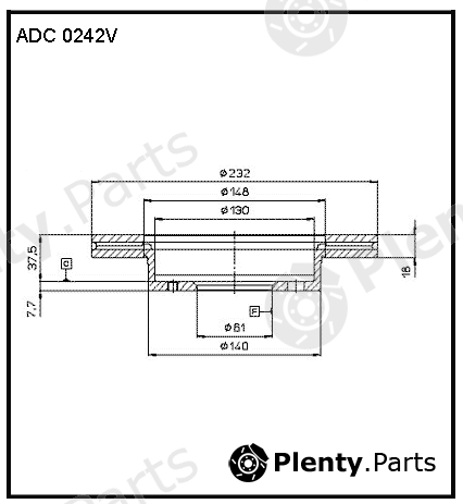  ALLIED NIPPON part ADC0242V Replacement part