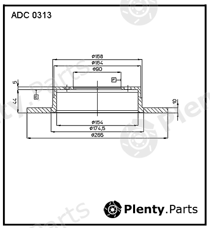  ALLIED NIPPON part ADC0313 Replacement part