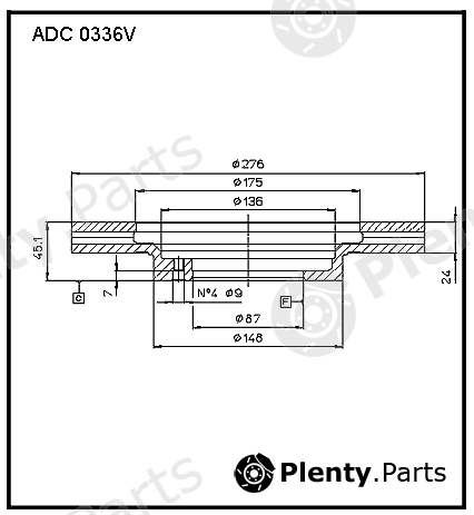  ALLIED NIPPON part ADC0336V Replacement part