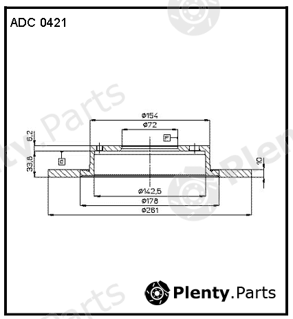  ALLIED NIPPON part ADC0421 Replacement part