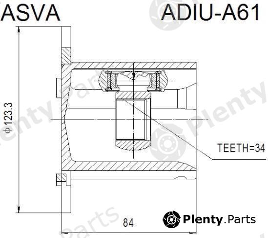  ASVA part ADIUA61 Replacement part