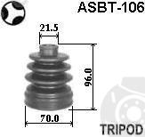 ASVA part ASBT-106 (ASBT106) Bellow Set, drive shaft