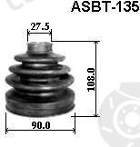  ASVA part ASBT135 Bellow Set, drive shaft