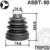  ASVA part ASBT80 Bellow Set, drive shaft