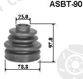  ASVA part ASBT-90 (ASBT90) Bellow Set, drive shaft