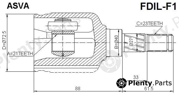  ASVA part FDILF1 Replacement part