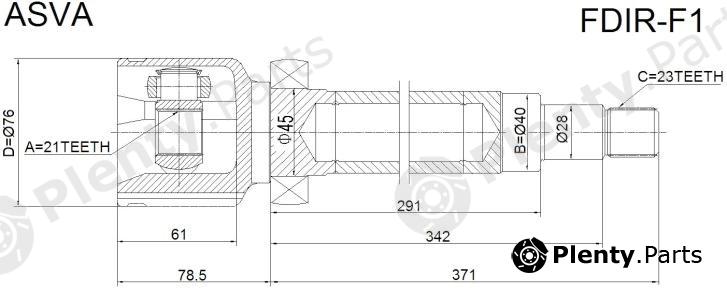  ASVA part FDIR-F1 (FDIRF1) Replacement part
