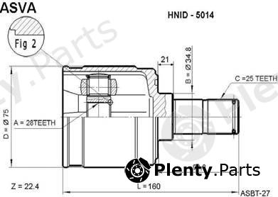  ASVA part HNID5014 Replacement part