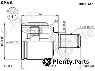  ASVA part HNID517 Replacement part