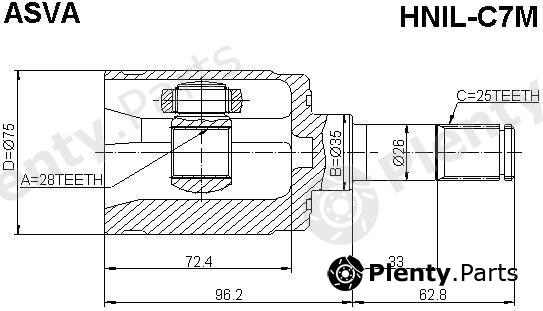  ASVA part HNILC7M Replacement part