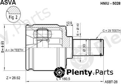  ASVA part HNIU5028 Replacement part