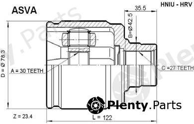  ASVA part HNIUHRV Joint Kit, drive shaft