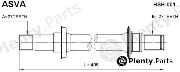  ASVA part HSH001 Replacement part