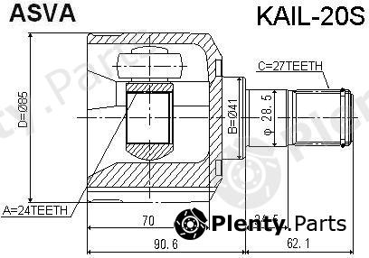  ASVA part KAIL20S Replacement part