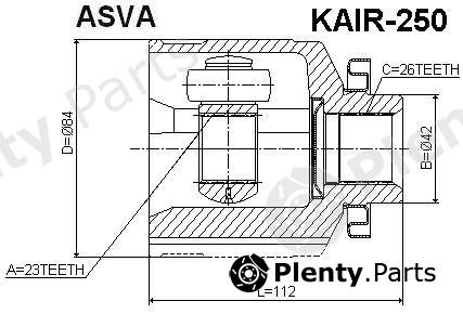  ASVA part KAIR250 Replacement part