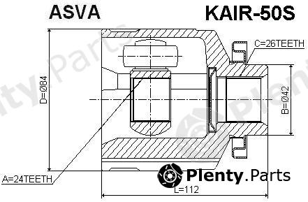  ASVA part KAIR50S Replacement part