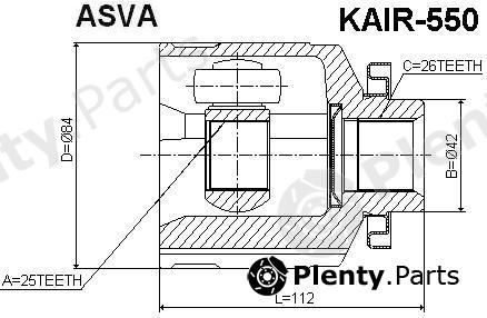  ASVA part KAIR550 Joint Kit, drive shaft