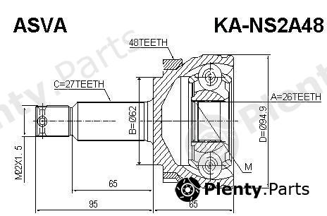  ASVA part KANS2A48 Replacement part