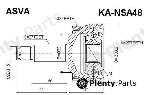  ASVA part KANSA48 Replacement part