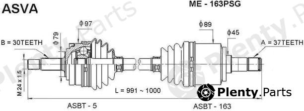  ASVA part ME163PSG Replacement part