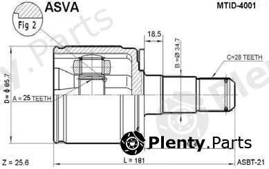  ASVA part MTID4001 Replacement part