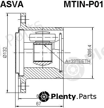  ASVA part MTINP01 Replacement part