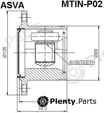  ASVA part MTINP02 Replacement part