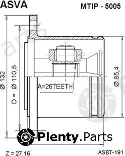  ASVA part MTIP-5005 (MTIP5005) Joint Kit, drive shaft