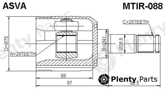 ASVA part MTIR088 Replacement part
