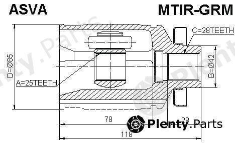  ASVA part MTIRGRM Replacement part